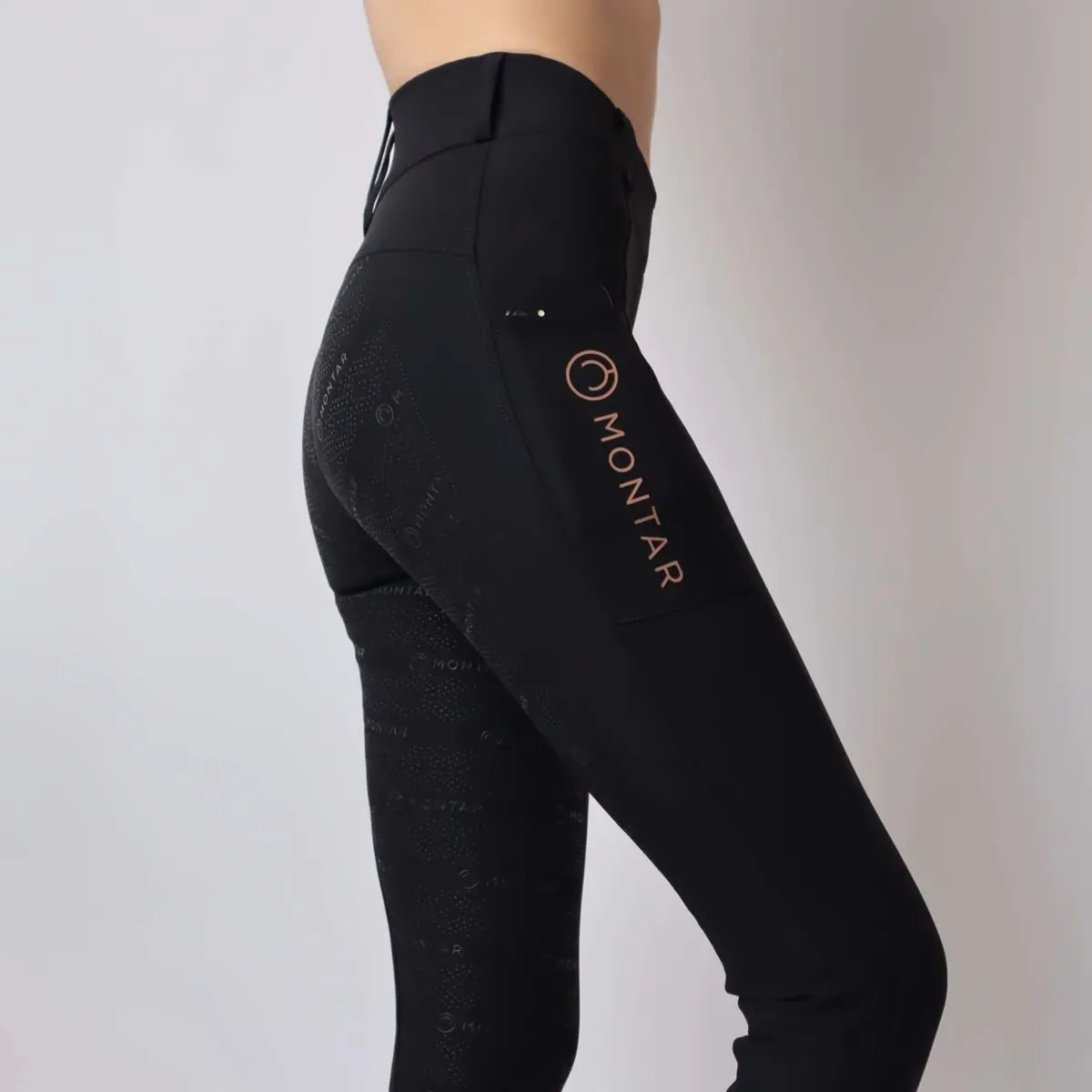 Montar Rijlegging Michelle Rosegold Logo Zwart 1