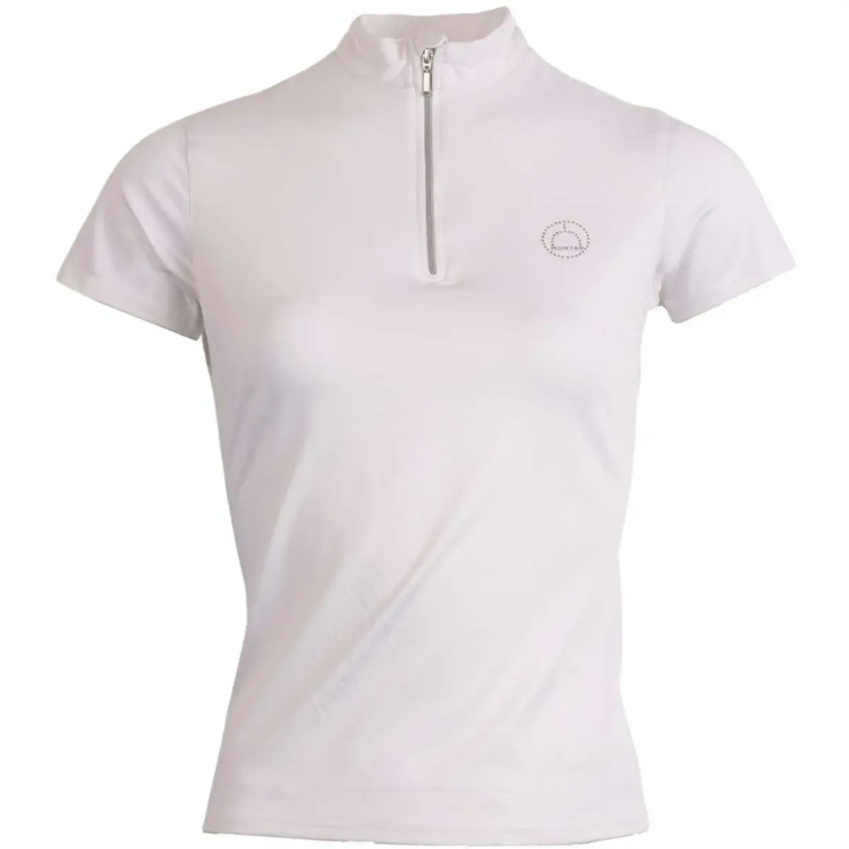 Montar Poloshirt Everly Crystal Logo Wit 1