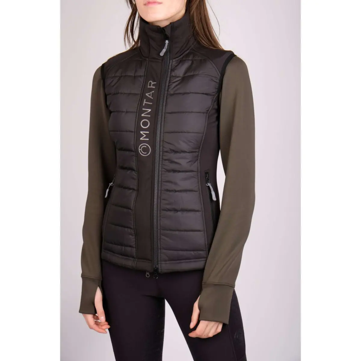 Montar Bodywarmer Emma Quilt Junior Zwart 1