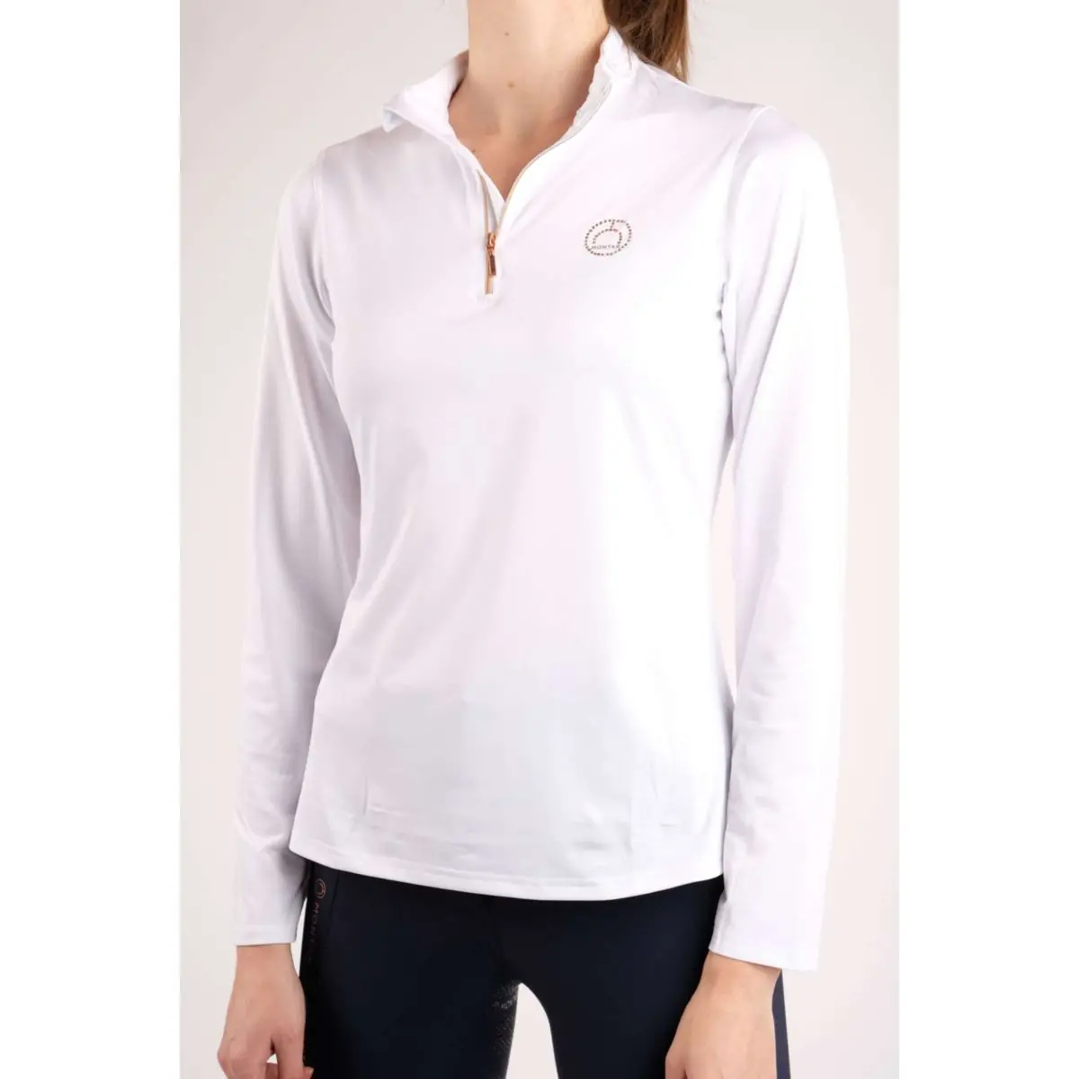 Montar Shirt Everly Rosegold Lange Mouwen Wit 1