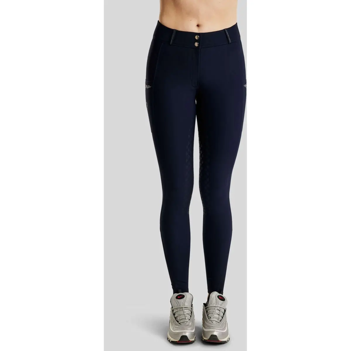 Montar Rijbroek Moemilia Full Grip Navy 1