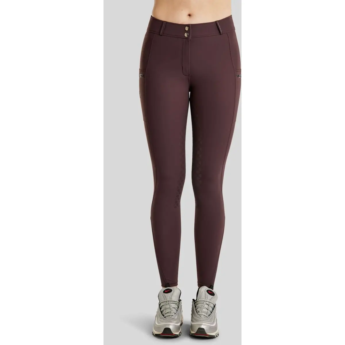 Montar Rijbroek Moemilia Full Grip Black Peony 1