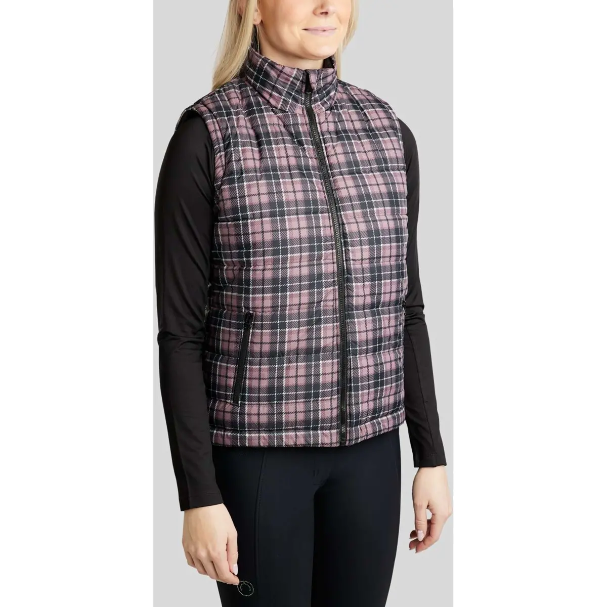 Montar Bodywarmer Mocheri Reversible Black Peony 1