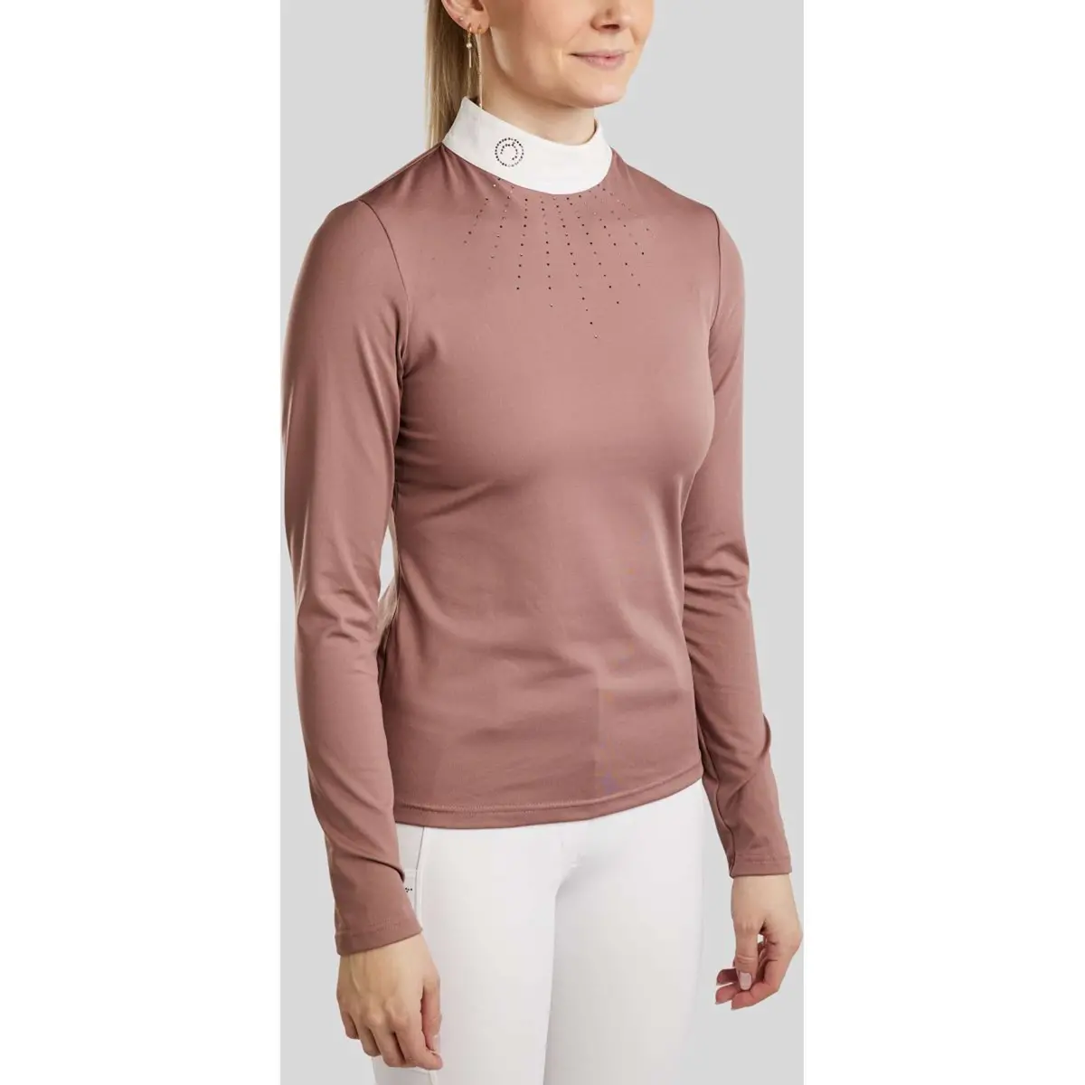 Montar Wedstrijdshirt Moemilia Lange Mouwen Dusty Rose 1