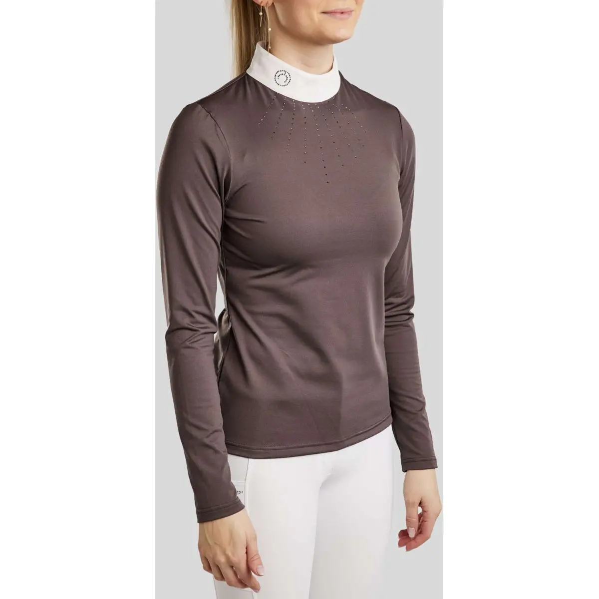 Montar Wedstrijdshirt Moemilia Lange Mouwen Black Peony 1