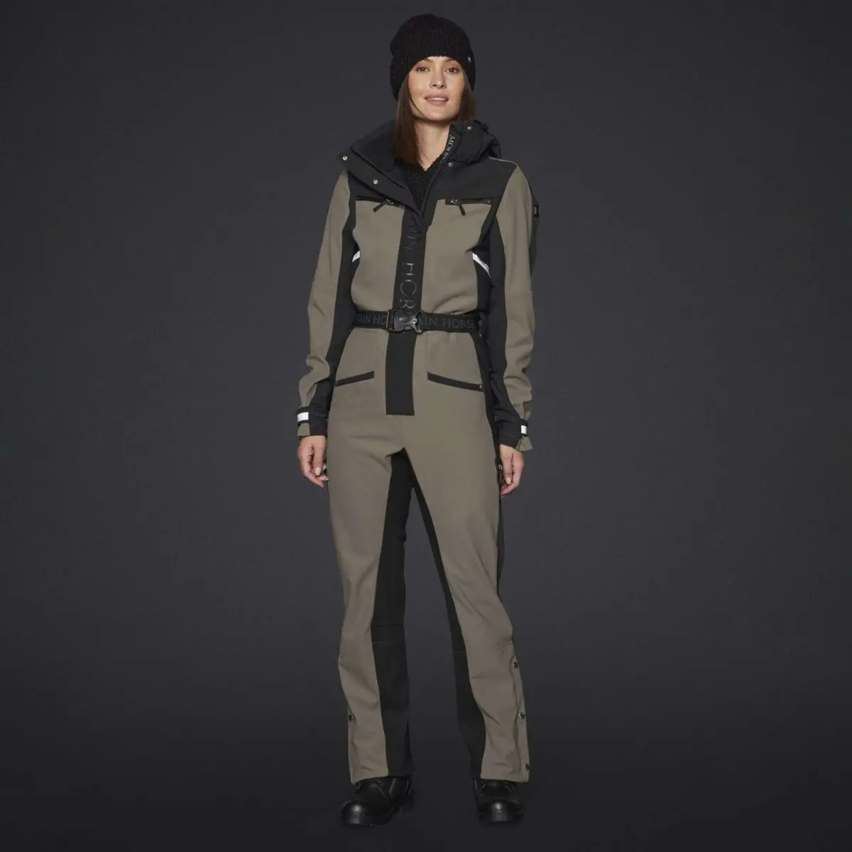Mountain Horse Rijoverall Jen Softshell Urban Taupe 1