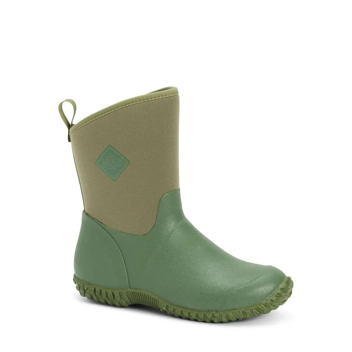 Muck Boot Muckster Ii Mid Dames Groen/Rozen Print 1