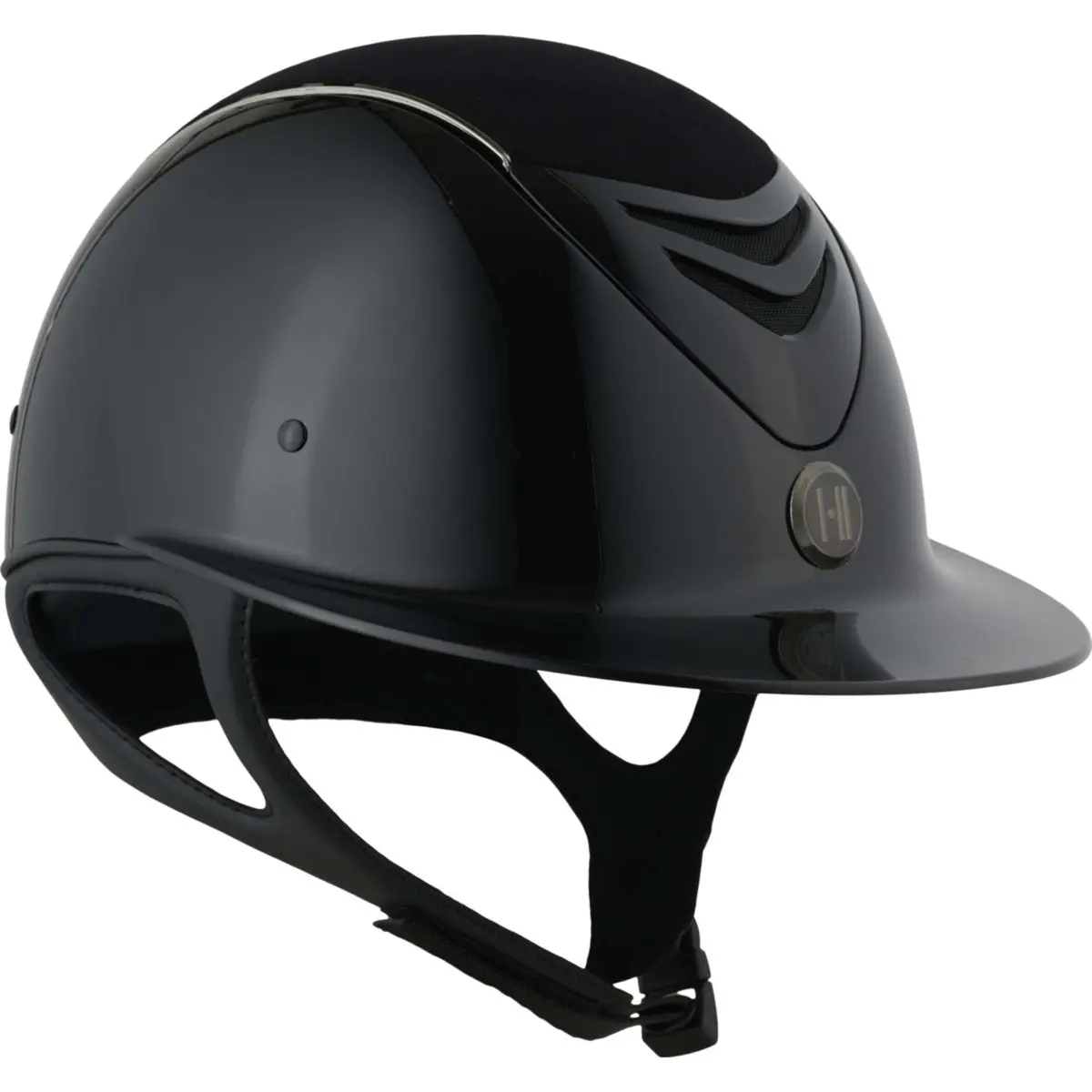 Onek Cap Avancé Glossy Chamude Chrome Lijnen Zwart 1