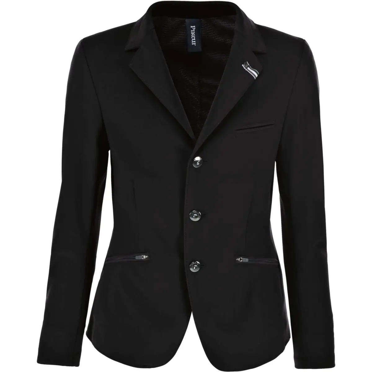 Pikeur Wedstrijdjasje Ivo Softshell Kinderen Zwart 1