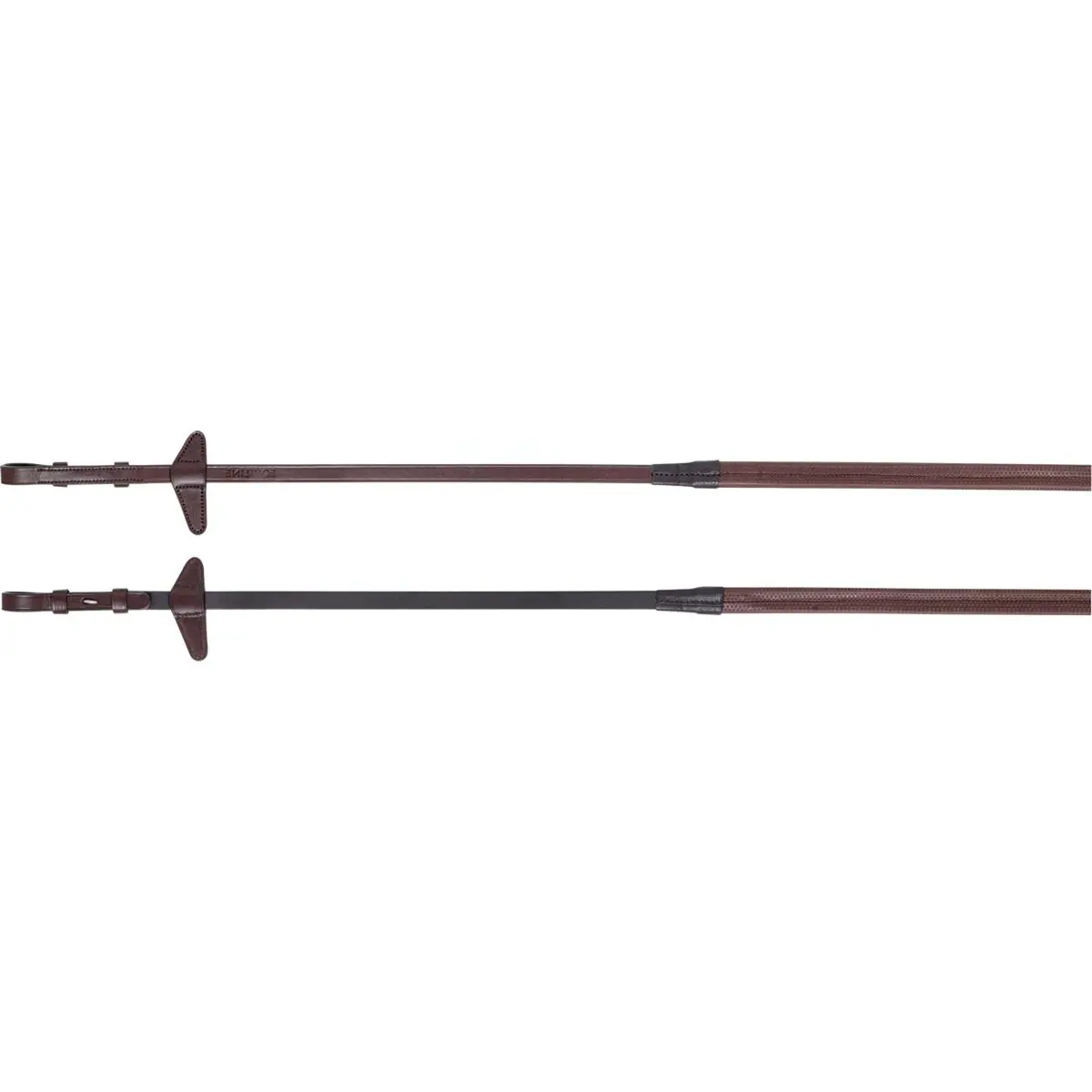 Equiline Teugels Rubber/Leer Zwart 1