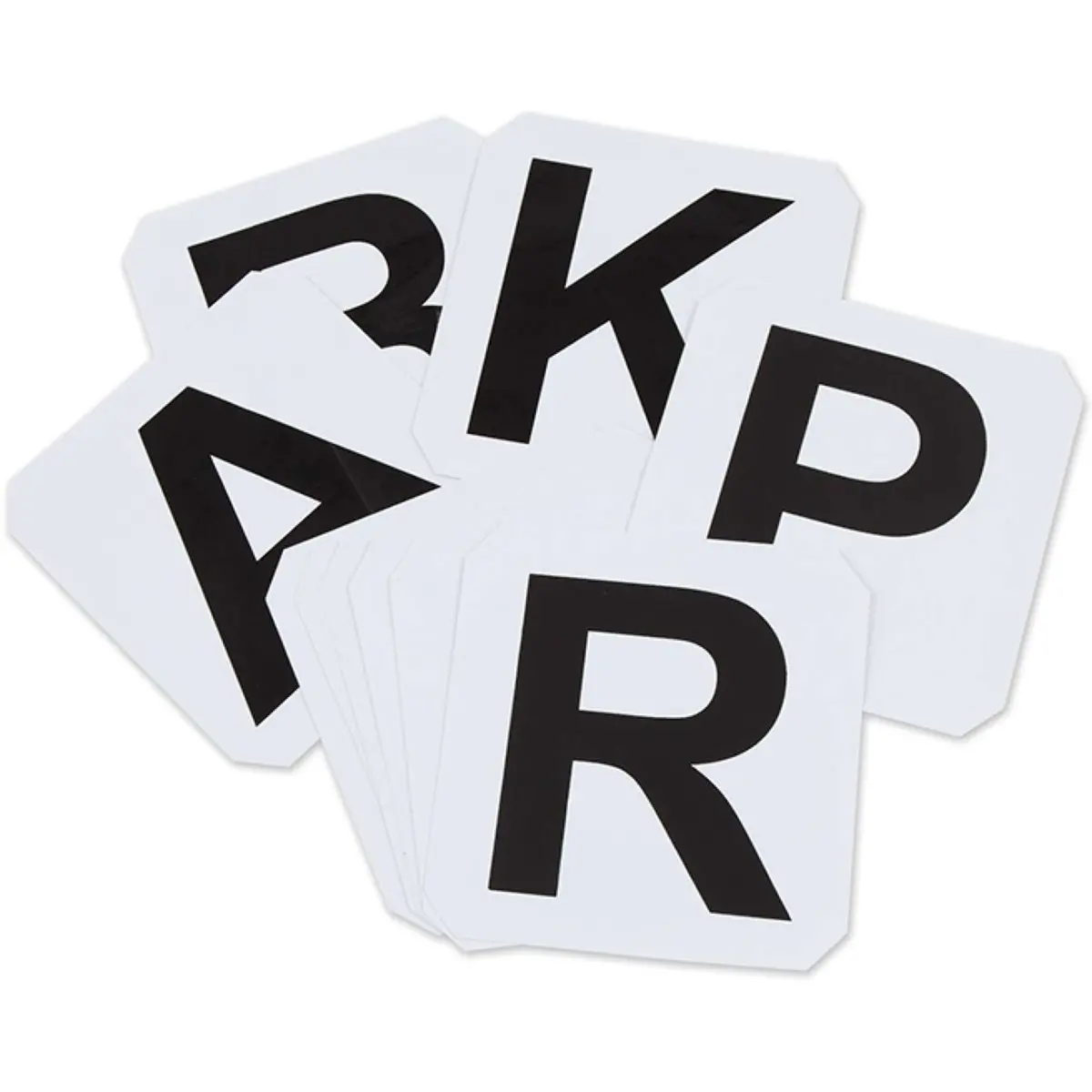 Shires Bakletters Sticker White 1