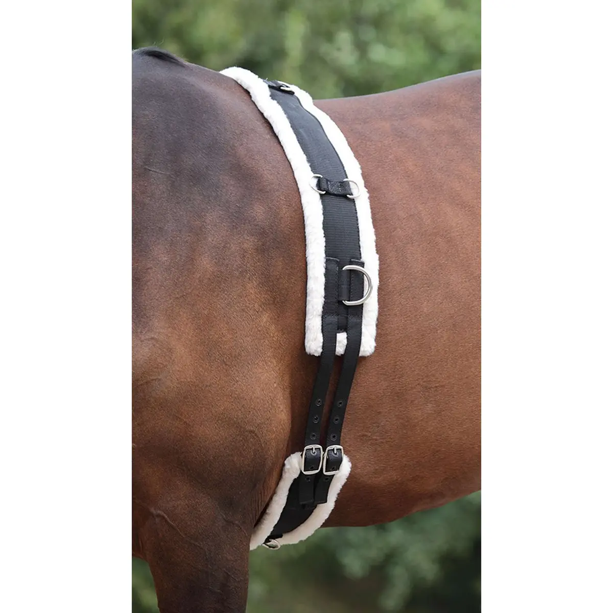 Shires Longeersingel Nylon Met Fleece Voering Zwart 1