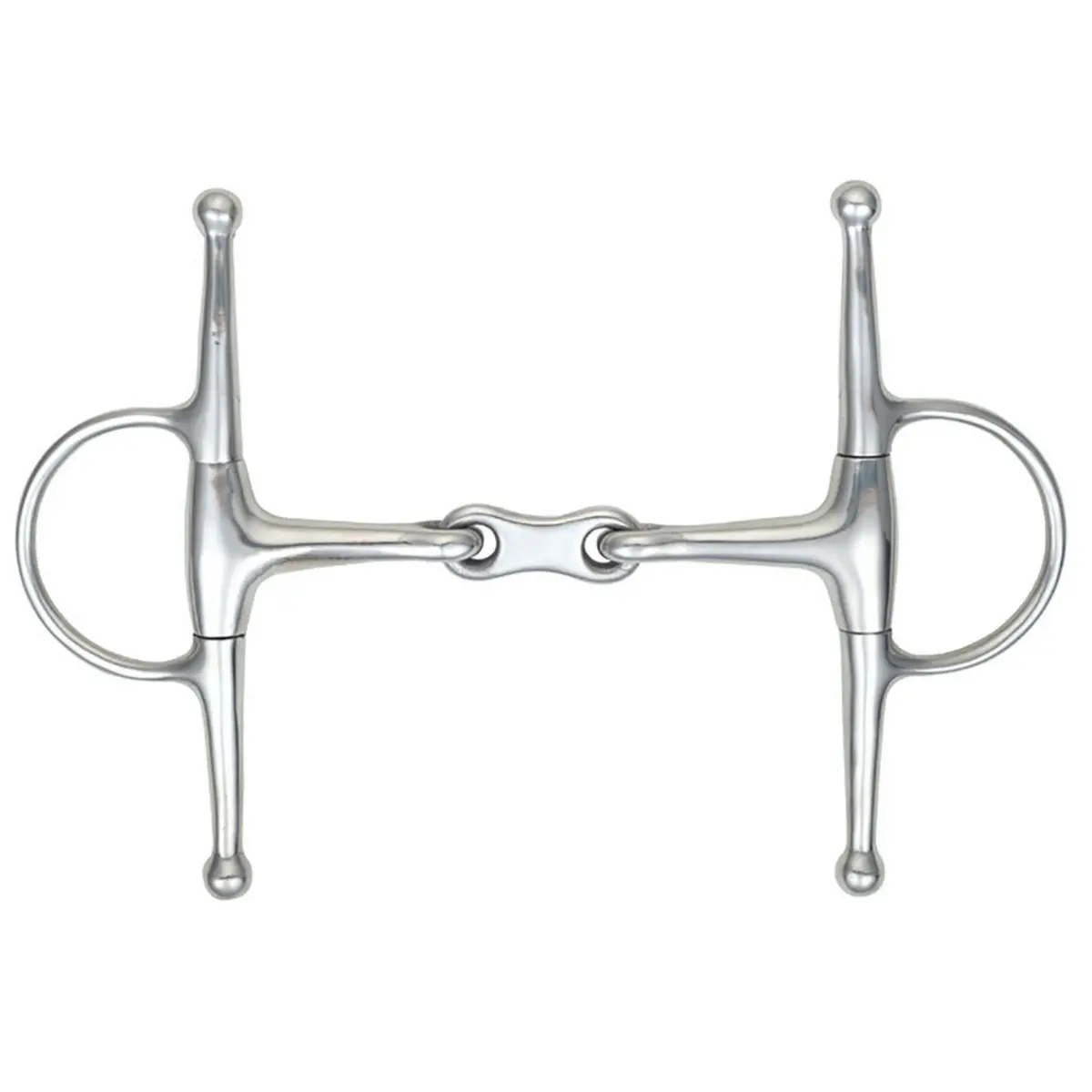 Shires Kneveltrens Dubbel Gebroken Rvs 1