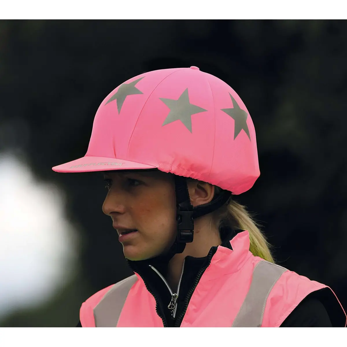 Equi-Flector Cap Cover Team Pink 1