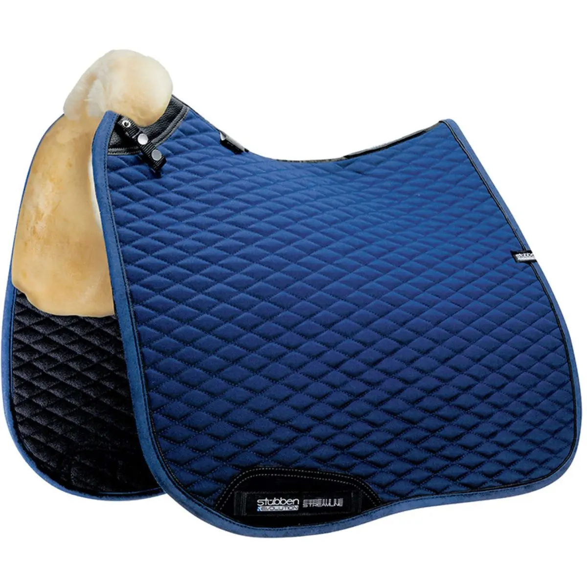 Stübben Zadeldekje Streamline Dressuur Lamsvel Blauw 1