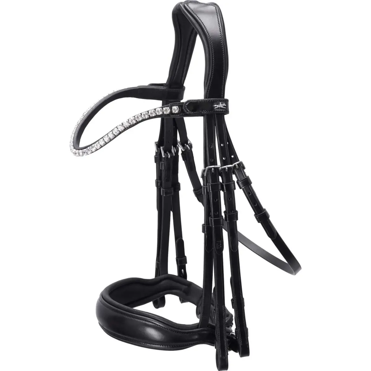 Schockemöhle Stang En Trenshoofdstel Milazzo Zwart/Zilver 1