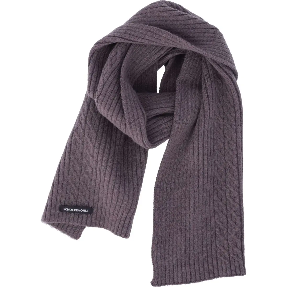 Schockemöhle Sjaal Braided Style Dusty Chocolate 1