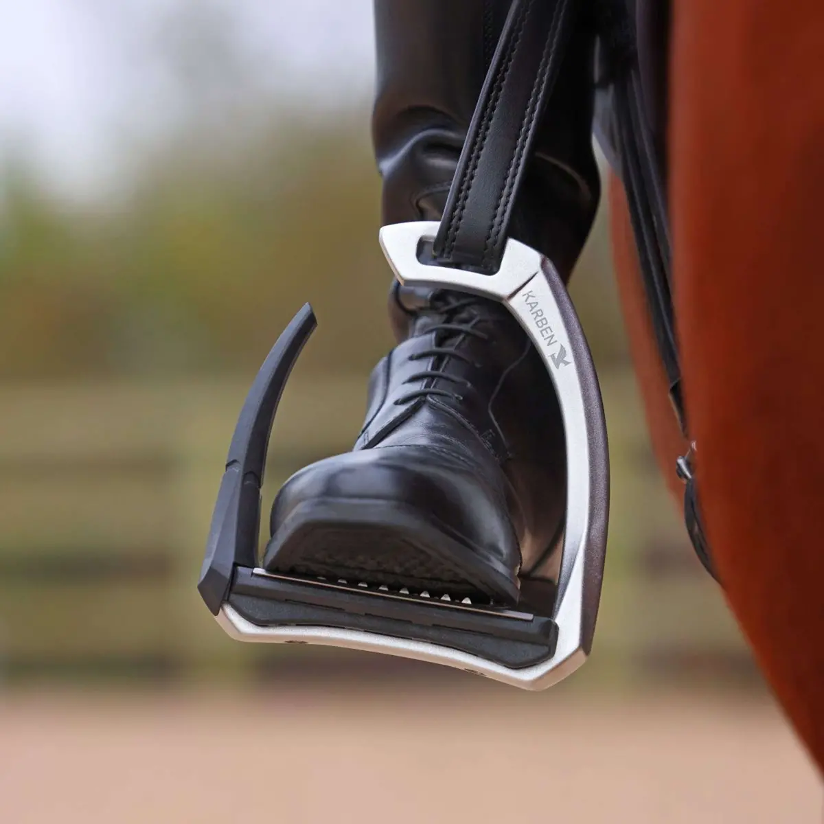 Karben By Shires Stijgbeugels Ultra Grip Fx Zwart 1