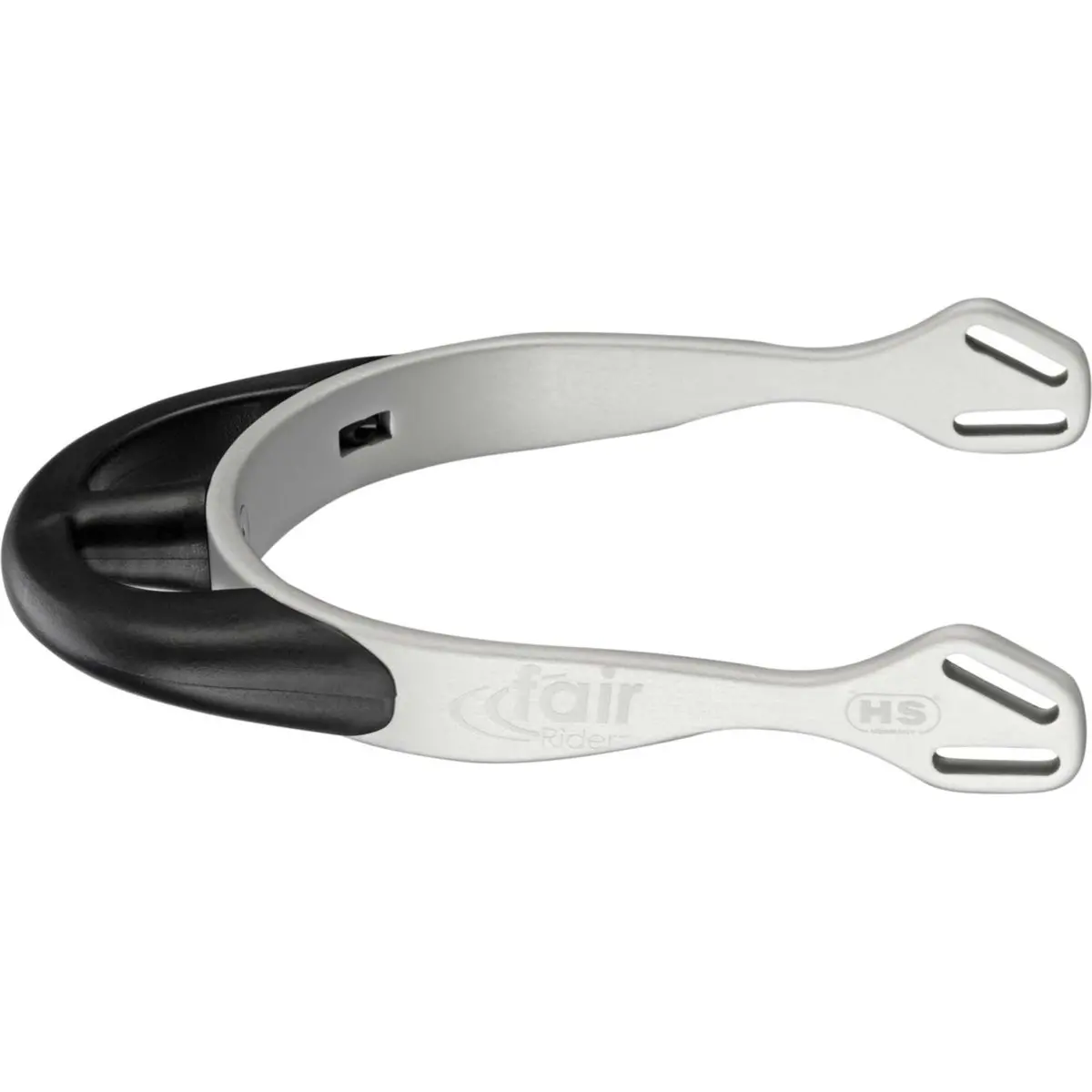 Sprenger Sporen Fairrider Half Rond Zilver/Zwart 1
