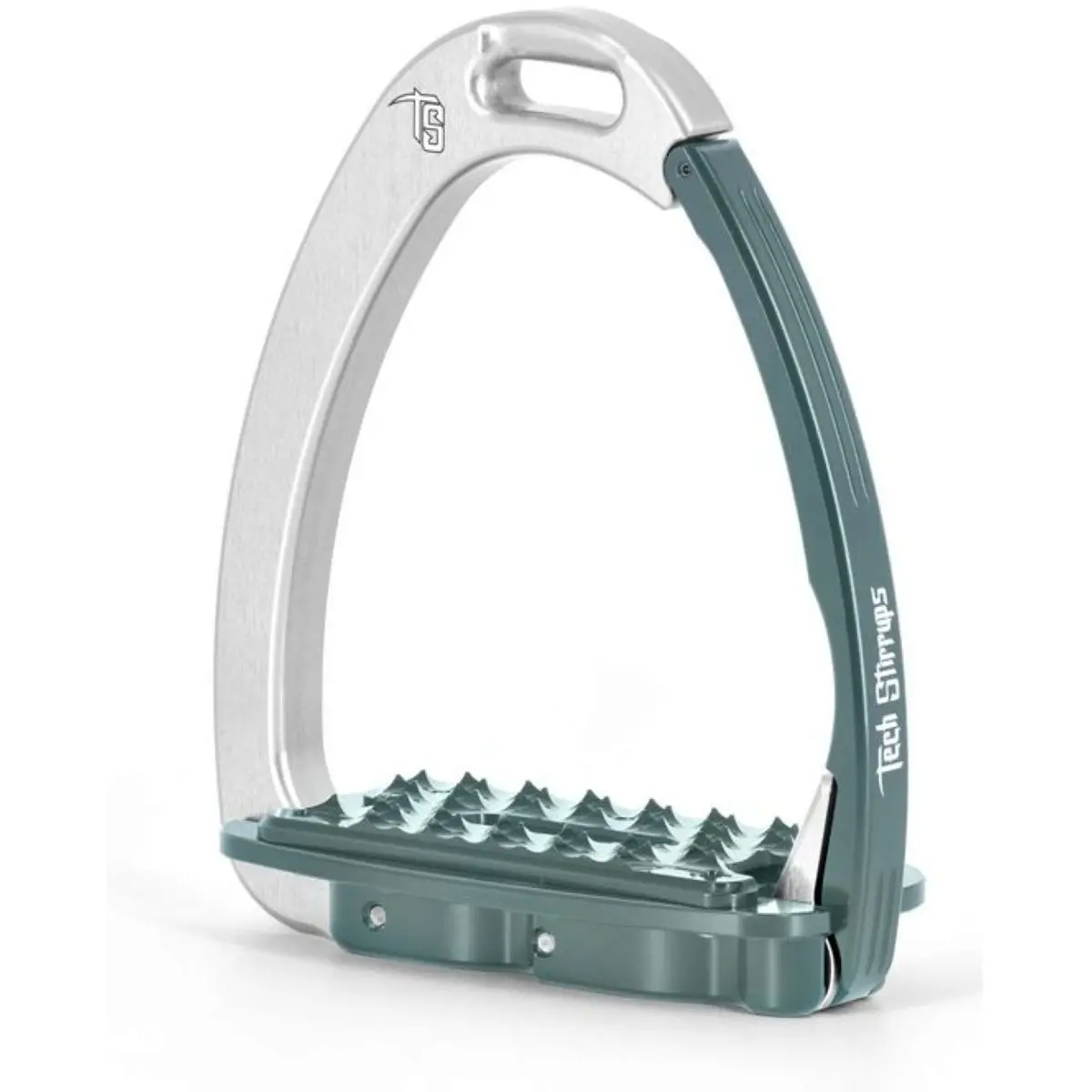 Tech Stirrups Stijgbeugels Venice Sloped Evo Zilver/Titanium 1