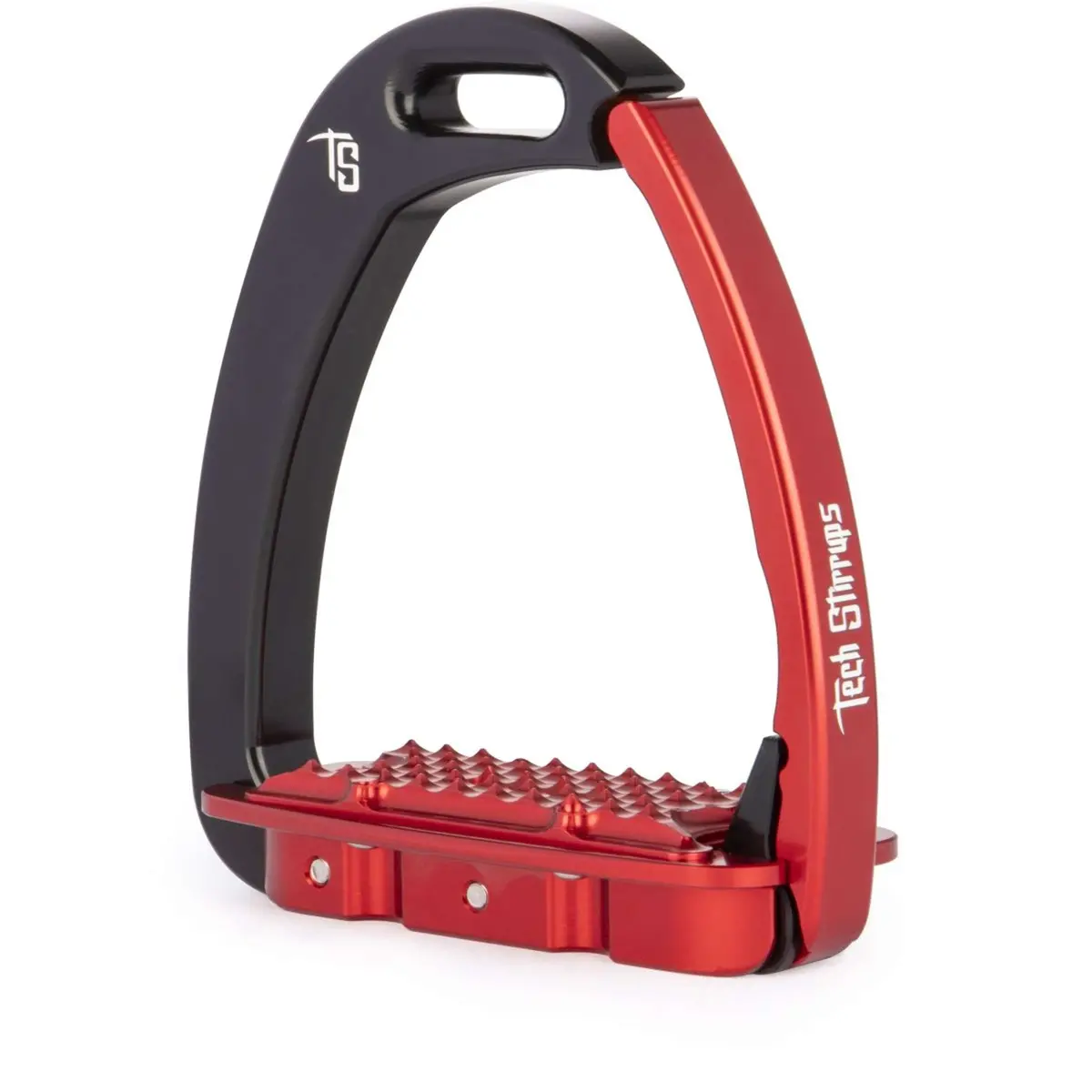 Tech Stirrups Stijgbeugels Venice Children Zwart/Rood 1