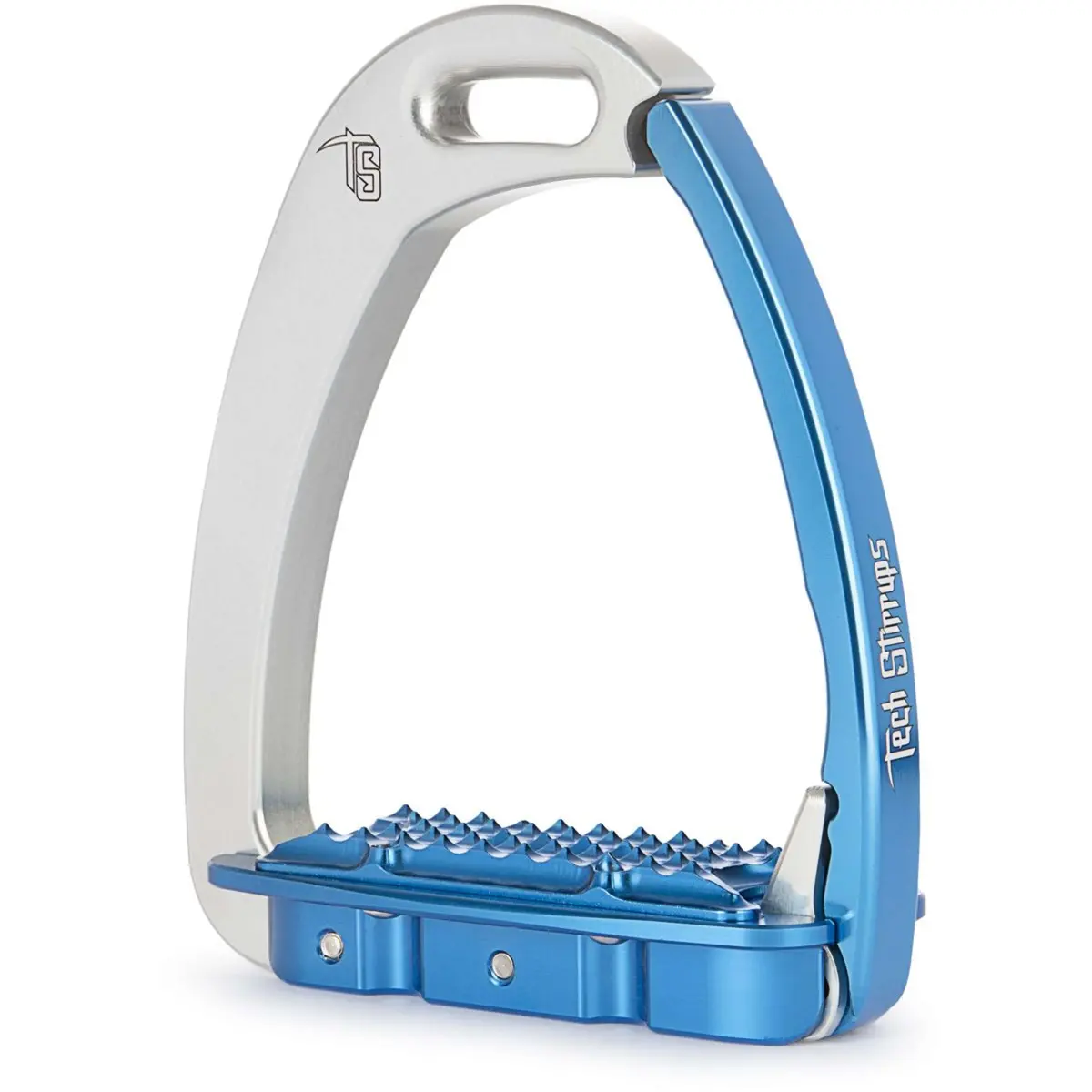 Tech Stirrups Stijgbeugels Venice Children Zilver/Blauw 1