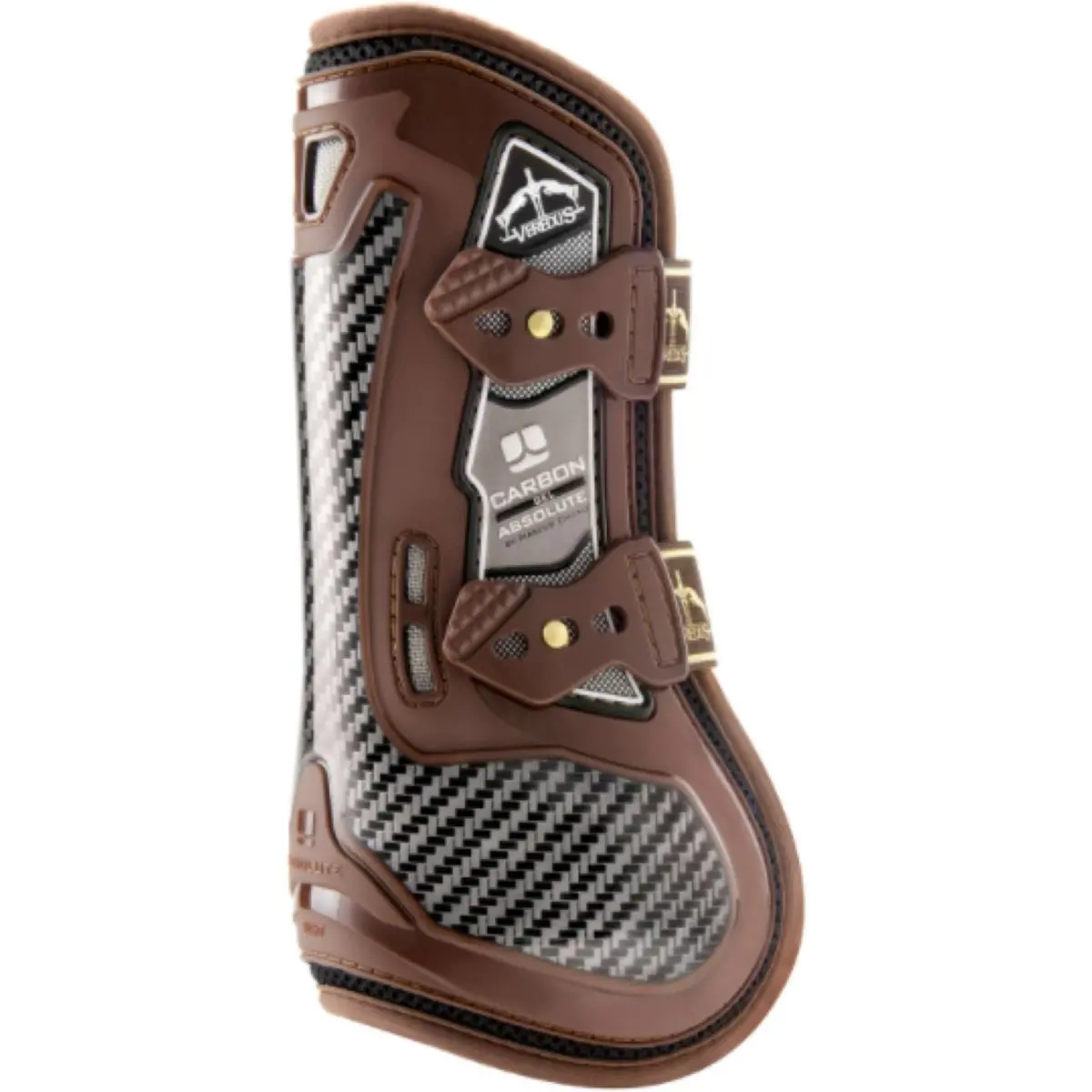 Veredus Peesbeschermers Carbon Gel Absolute Front Bruin 1