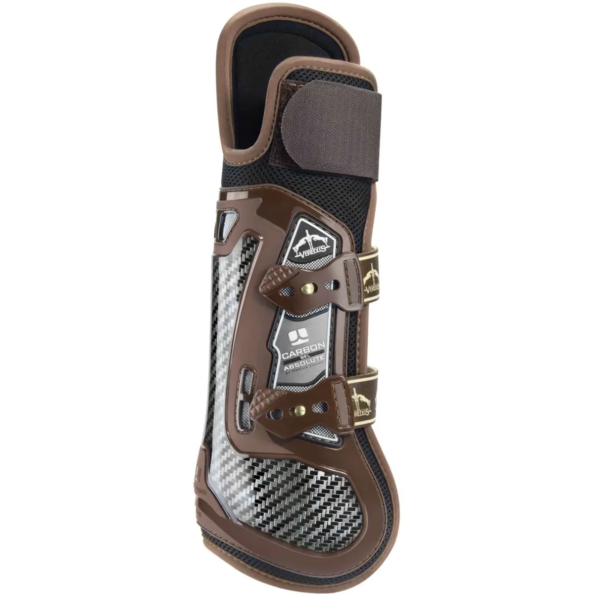 Veredus Peesbeschermers Carbon Gel Absolute X Pro Front Bruin 1