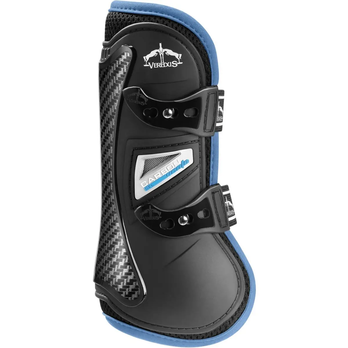 Veredus Peesbeschermers Carbon Gel Vento Front Lichtblauw 1