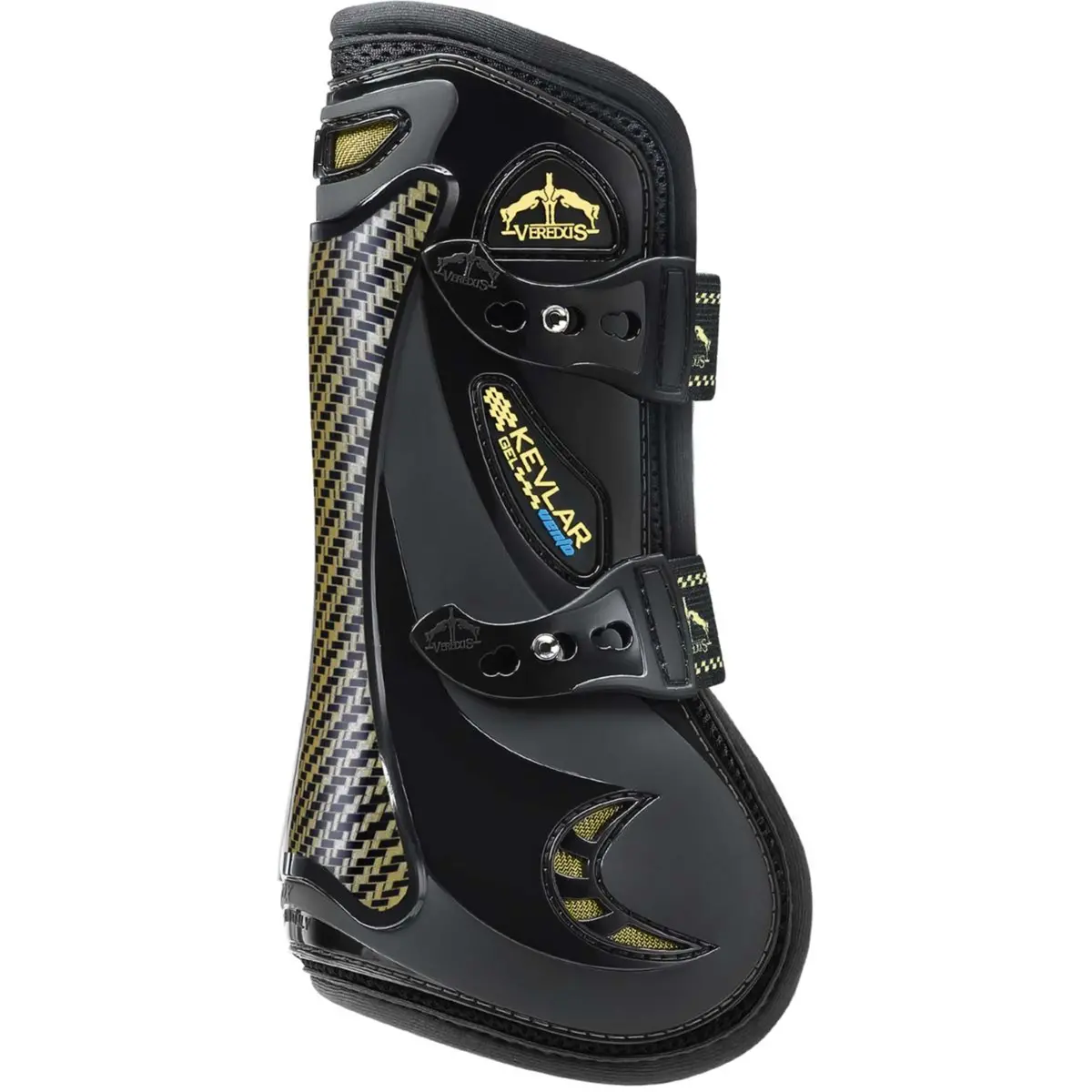Veredus Peesbeschermers Kevlar Gel Vento Front Zwart 1