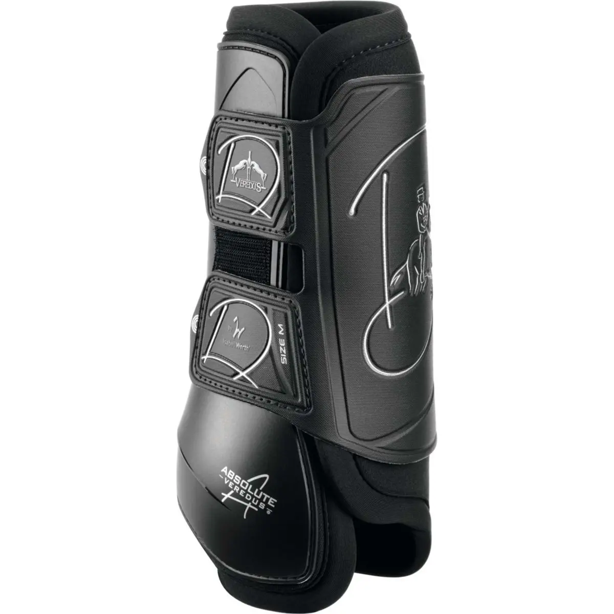 Veredus Peesbeschermers Absolute Easy Strap Front Zwart 1