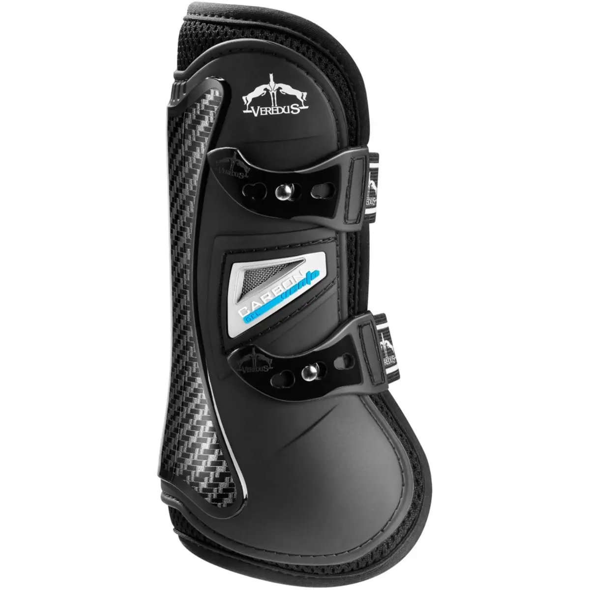 Veredus Peesbeschermers Carbon Gel Vento Front Zwart 1