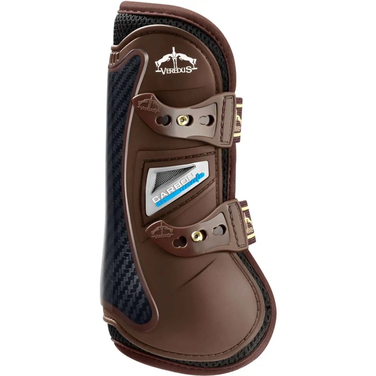 Veredus Peesbeschermers Carbon Gel Vento Front Bruin 1