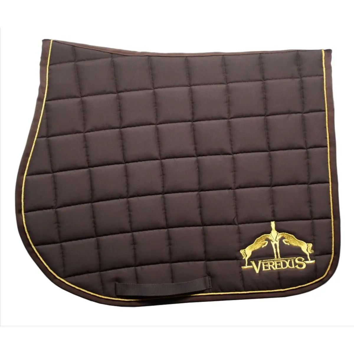 Veredus Zadeldekje Microfiber Springen Bruin/Goud 1