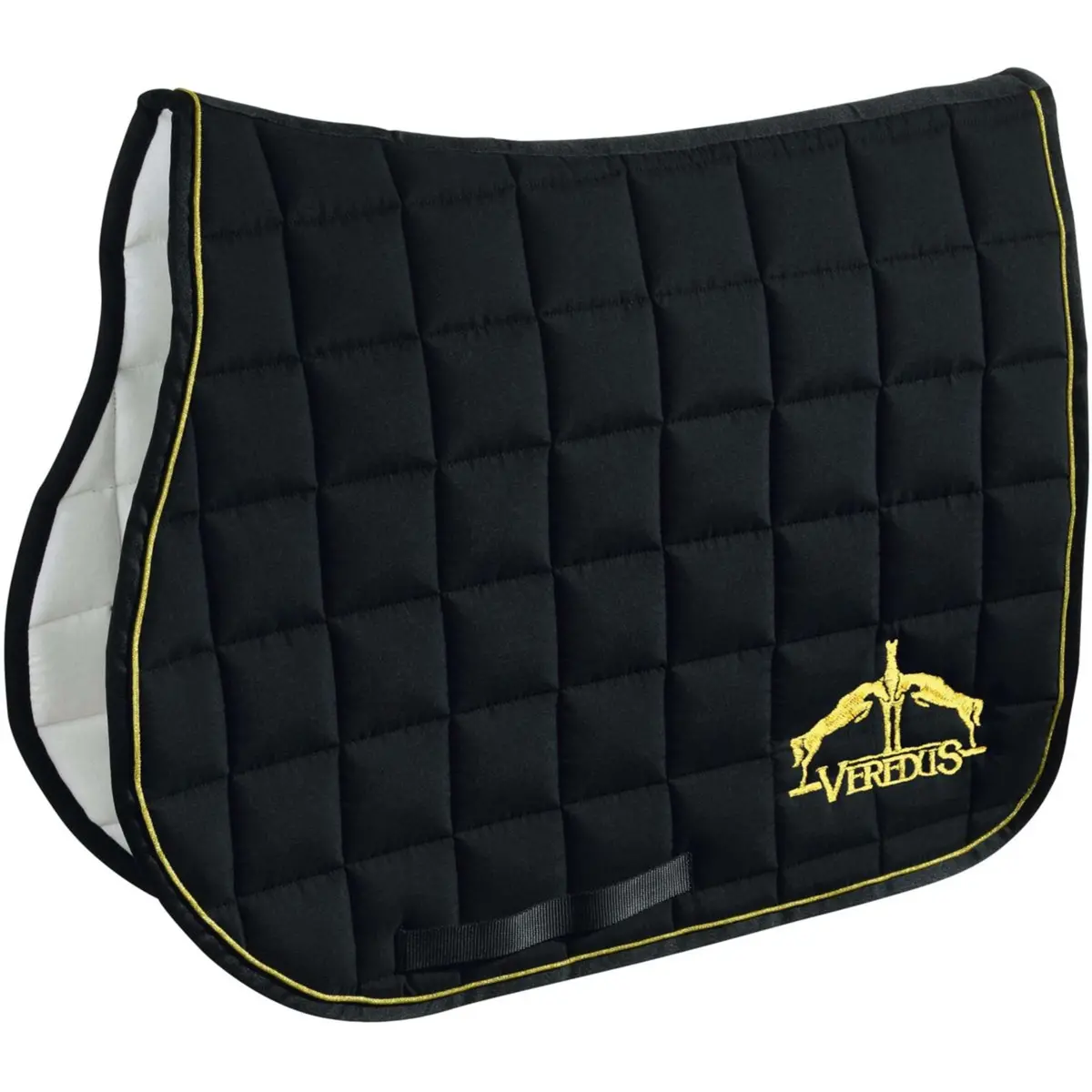 Veredus Zadeldekje Microfiber Springen Zwart/Goud 1