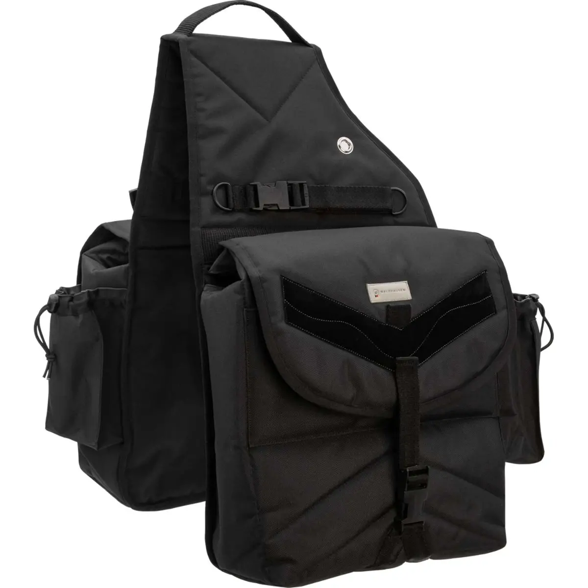Waldhausen Zadeltas Premium Dubbel Zwart 1