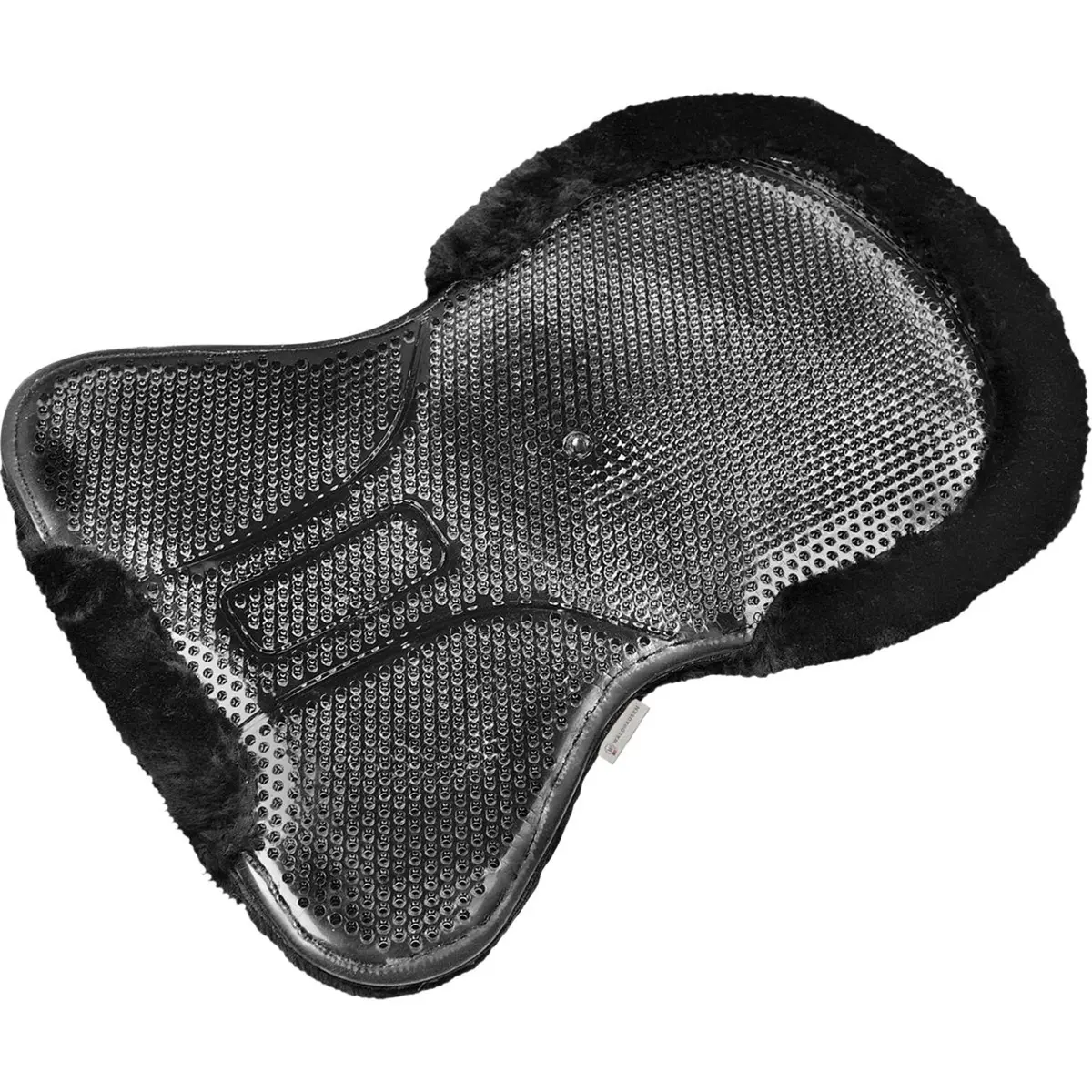 Waldhausen Gelpad Met Synthetisch Schapenvacht Zwart 1