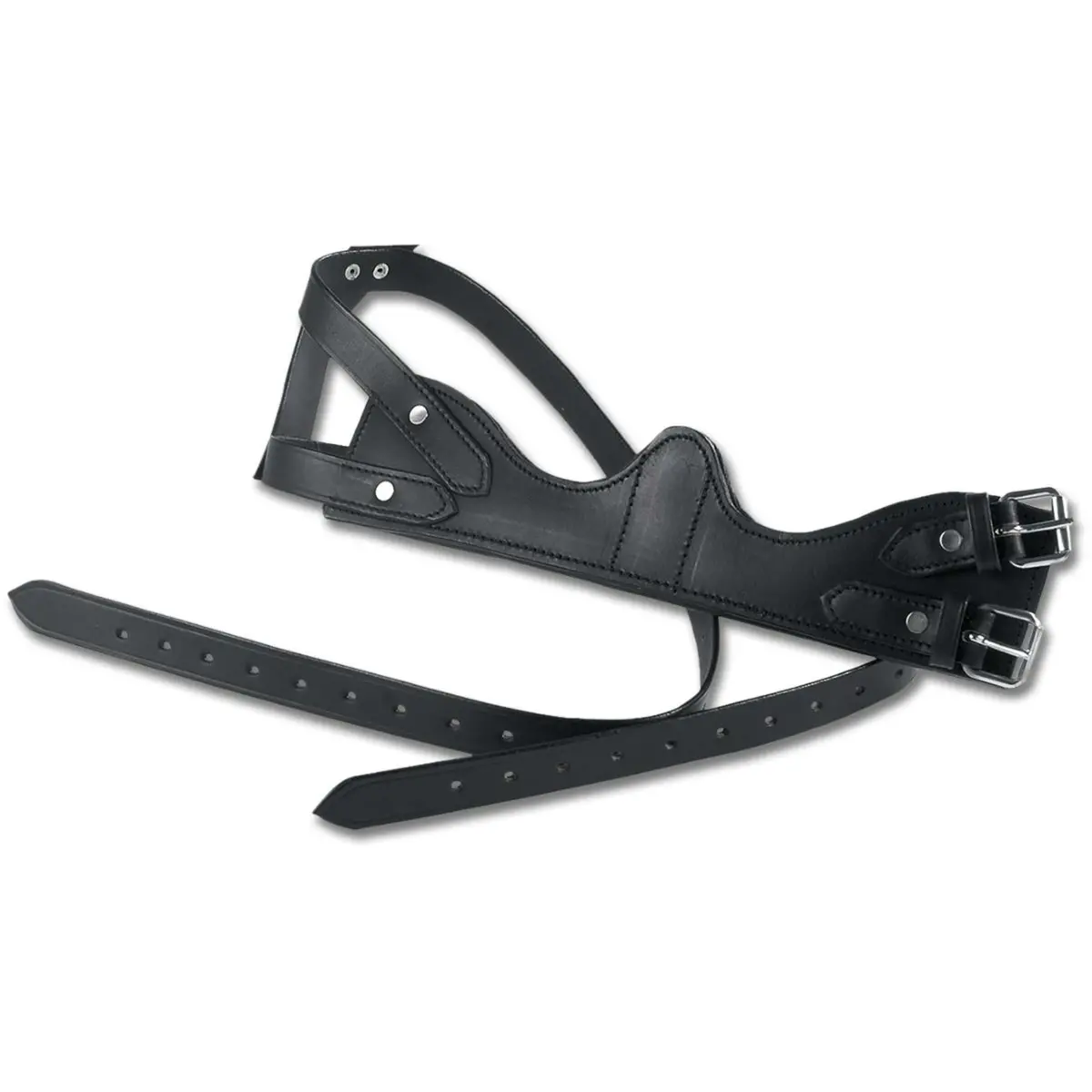 Waldhausen Luchtzuigriem Leder Zwart 1