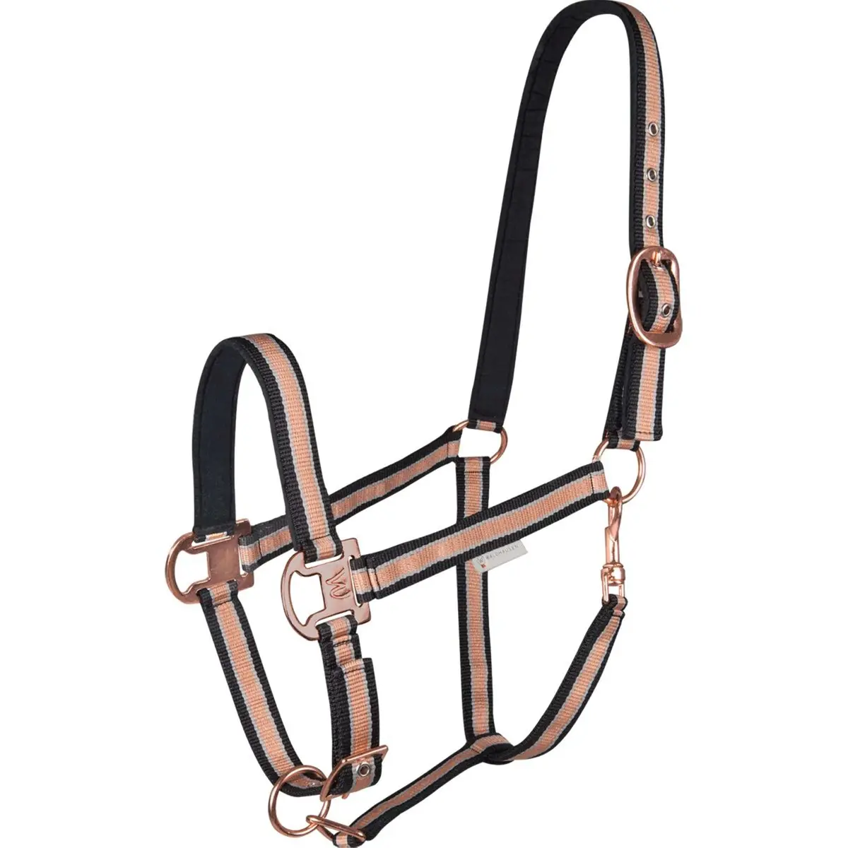 Waldhausen Halster Shine Zwart/Rosé 1
