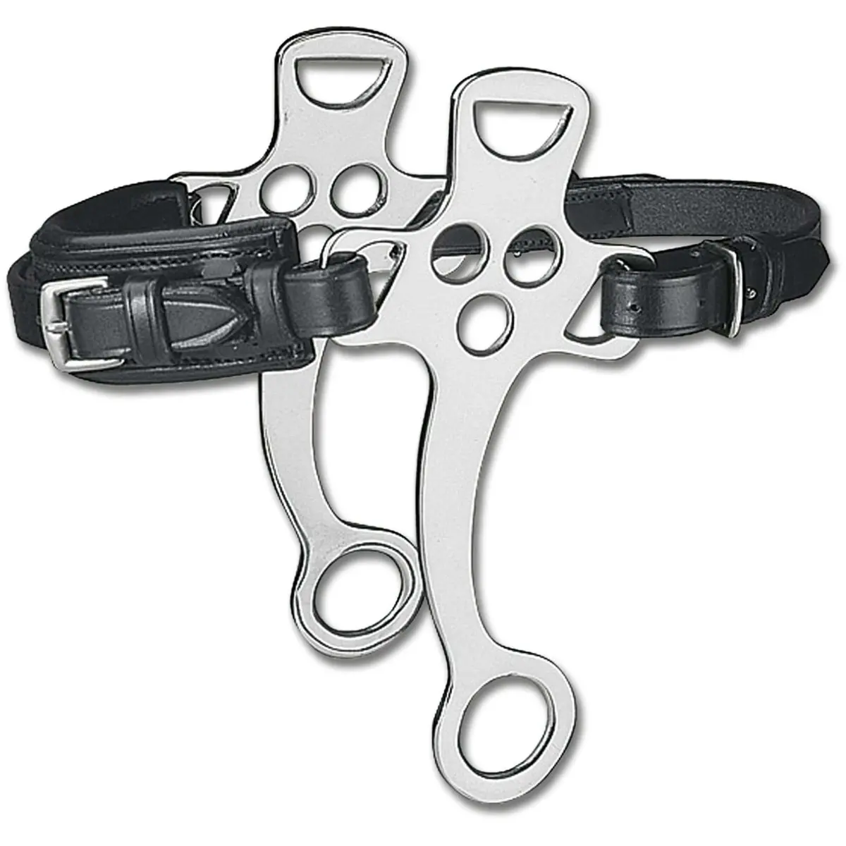Waldhausen Hackamore Met Lederneusriem Zwart 1