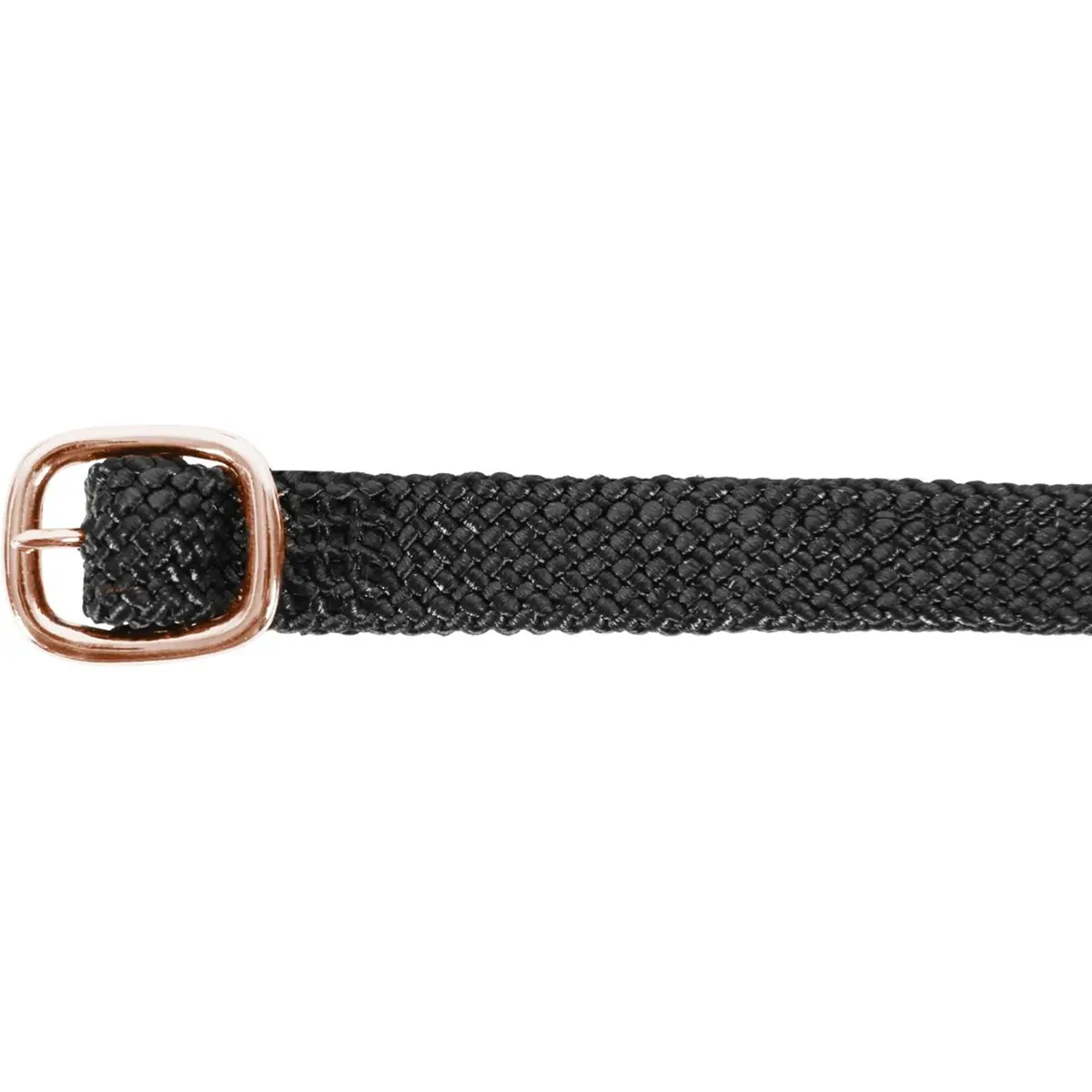 Waldhausen Sporenriempjes Premium Nylon Zwart/Rosegold 1