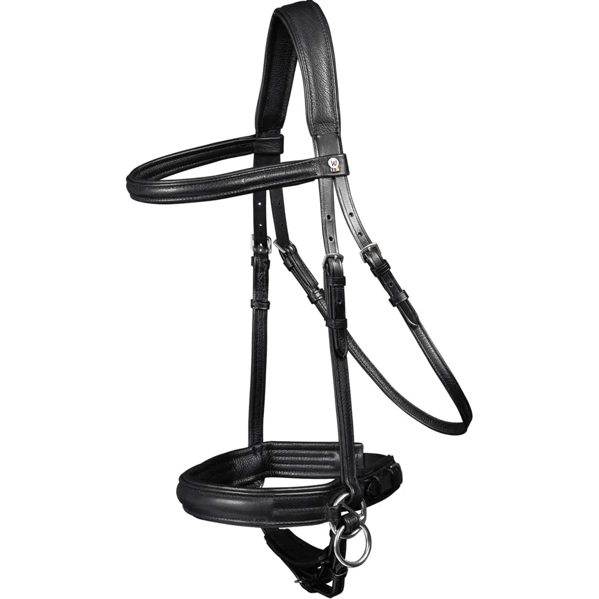 Waldhausen Bitloos Hoofdstel X-Line Supersoft Zwart 1