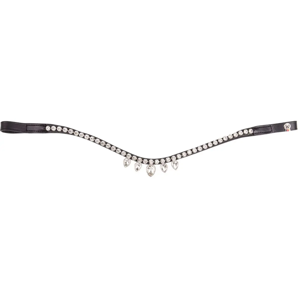 Waldhausen Frontriem X-Line Diadem Zwart/Wit 1
