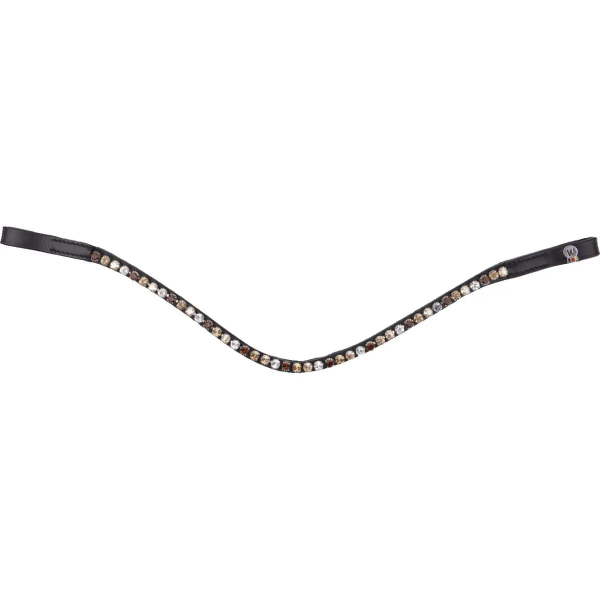 Waldhausen Frontriem X-Line Glam Zwart/Bruin/Goud/Beige/Zilver 1