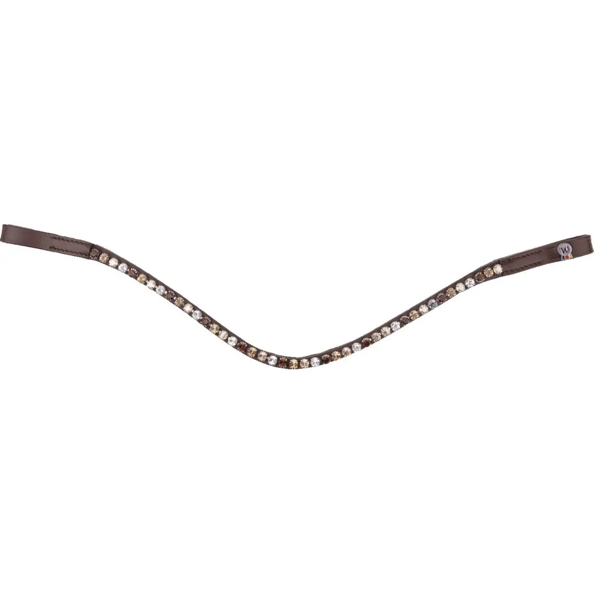 Waldhausen Frontriem X-Line Glam Bruin/Goud/Beige/Zilver 1