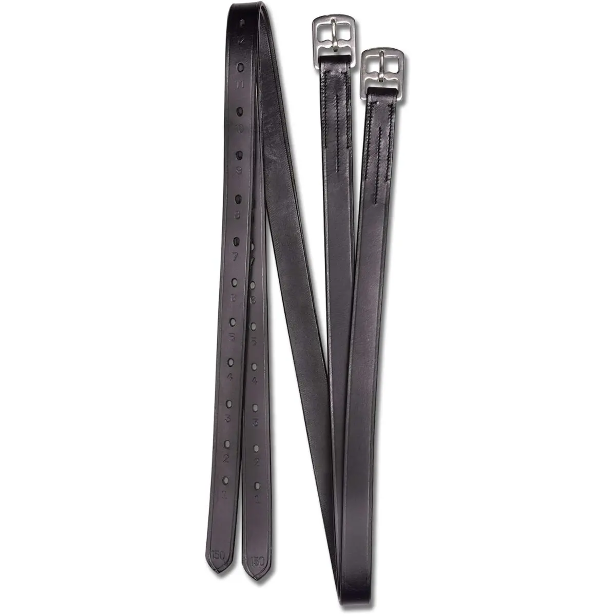 Waldhausen Stijgbeugelriemen X-Line 22Mm Leder Zwart 1