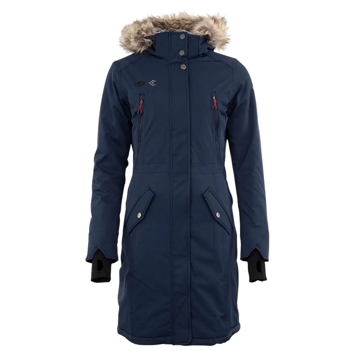 Whis Lange Jas Coach Warmte Element Dark Navy 1