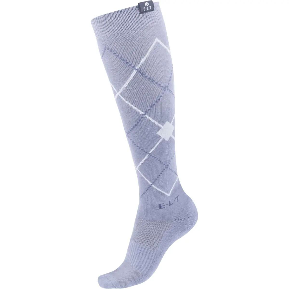 Elt Rijsokken Argyle Blue Grey 1