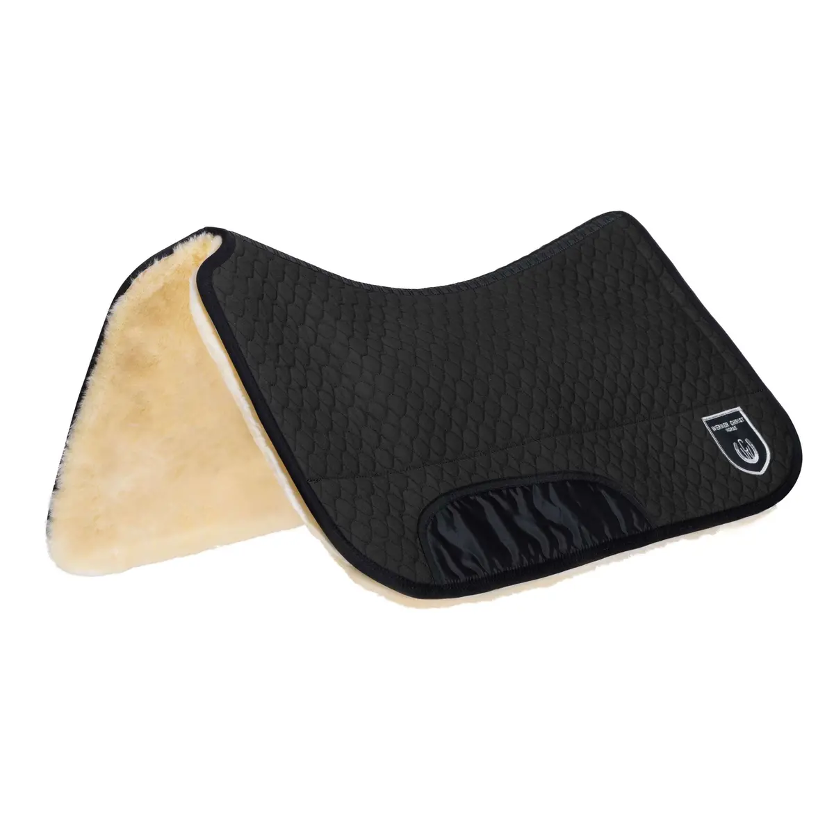 Werner Christ Westernpad Sheepskin 20Mm Zwart/Naturel 1