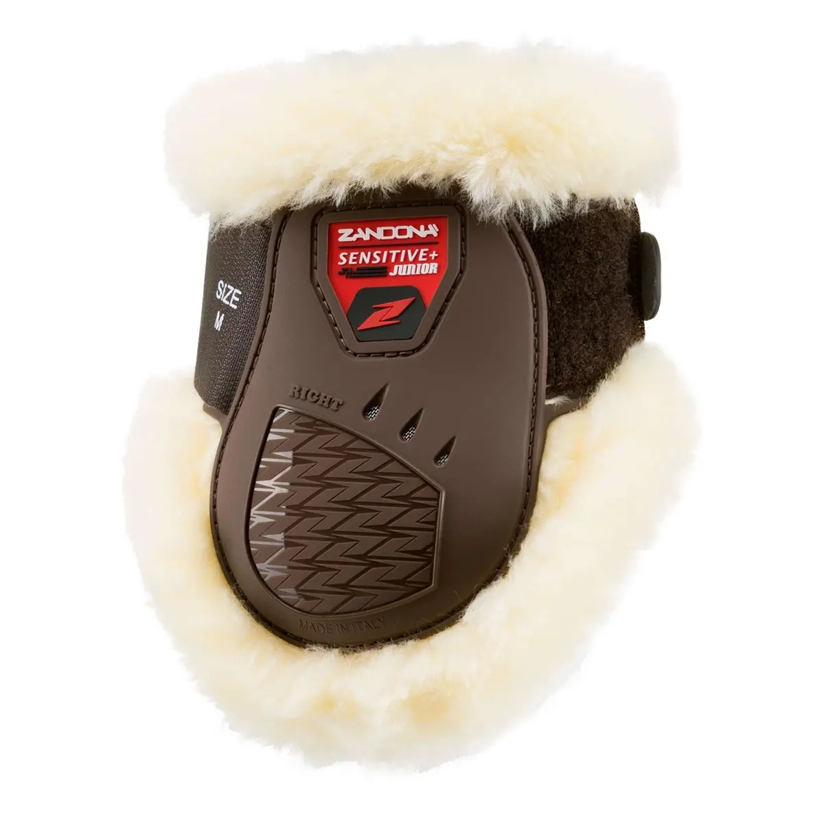 Zandona Strijklappen Carbon Air Sensitive Plus Junior Fetlock Bruin 1